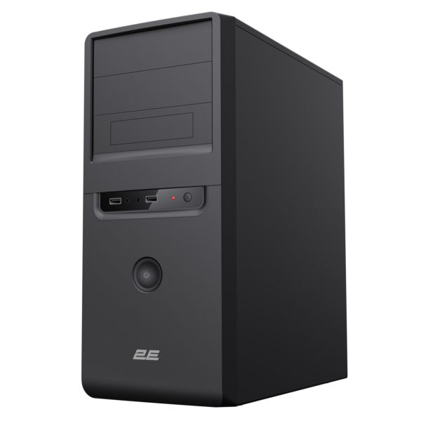 2E PC case TeamX TMX01 with 2E ATX400W, 2xUSB2.0, 1x80mm, VGA 310mm, ATX, black