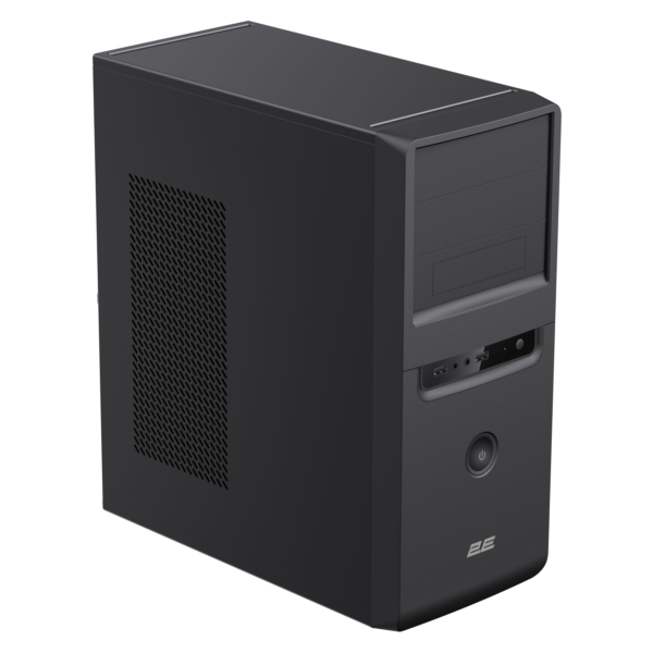 2E PC case TeamX TMX01 with 2E ATX400W, 2xUSB2.0, 1x80mm, VGA 310mm, ATX, black