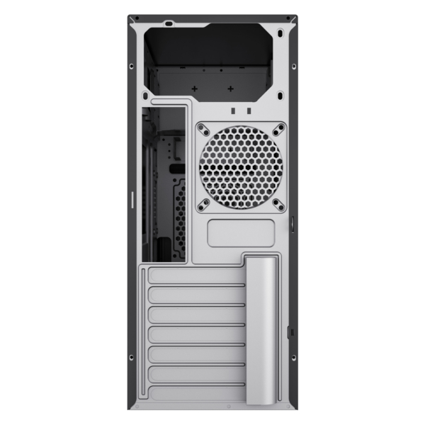 2E PC case TeamX TMX01 with 2E ATX400W, 2xUSB2.0, 1x80mm, VGA 310mm, ATX, black