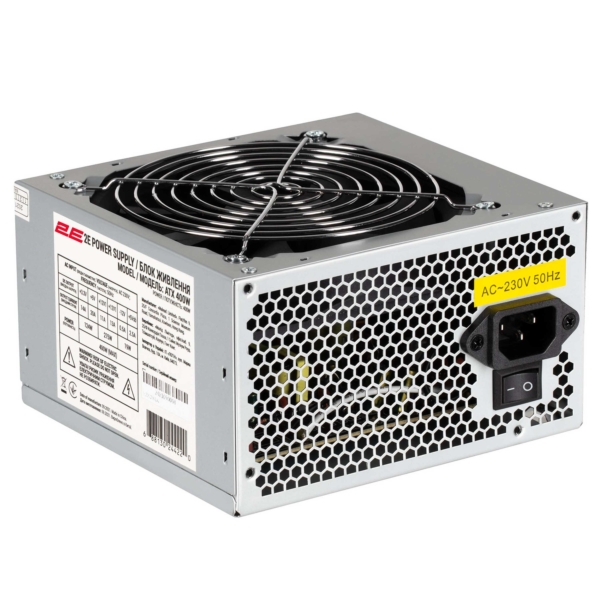 2E PC case Vigeo TMQ0109, with PSU 2E ATX400, 2xUSB2.0, VGA 325mm, mATX, black