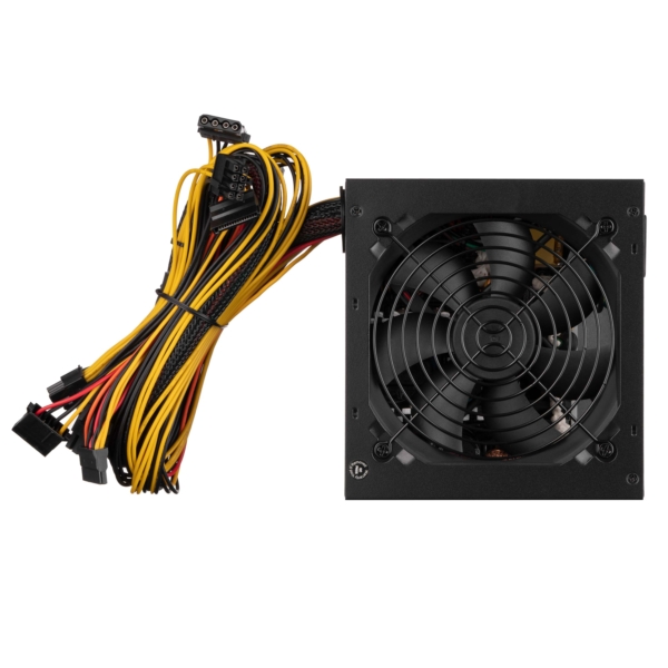 2E PSU Basic Power  (600W), 80%, 120mm, 1xMB 24pin(20+4), 1xCPU 8pin(4+4), 3xMolex, 4xSATA, 2xPCIe 8pin(6+2)