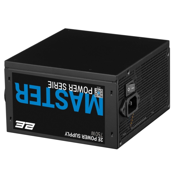 2E PSU Master Power  (750W), >80%, 80+ White, 120mm, 1xMB 24pin(20+4), 1xCPU 8pin(4+4), 3xMolex, 5xSATA, 4xPCIe 8pin(6+2)