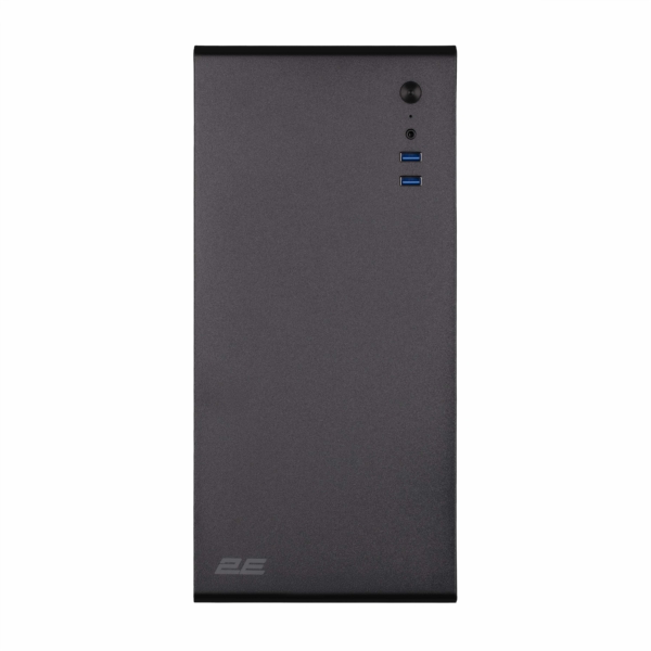 Корпус 2E Credo V200B-400 з БЖ 2E ATX400, 2xUSB3.0, 1×80мм, VGA 250мм, mATX, чорний