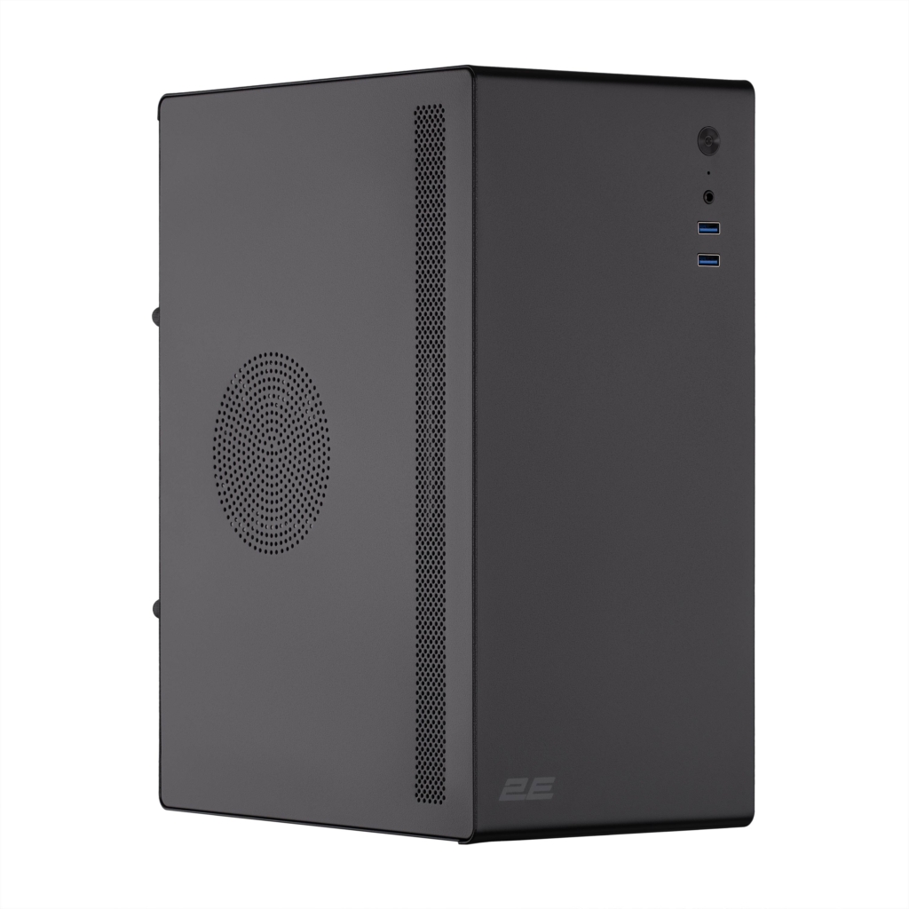 Корпус 2E Credo V200B-400 с БП 2E ATX400, 2xUSB3.0, 1×80мм, VGA 250мм, mATX, чёрный