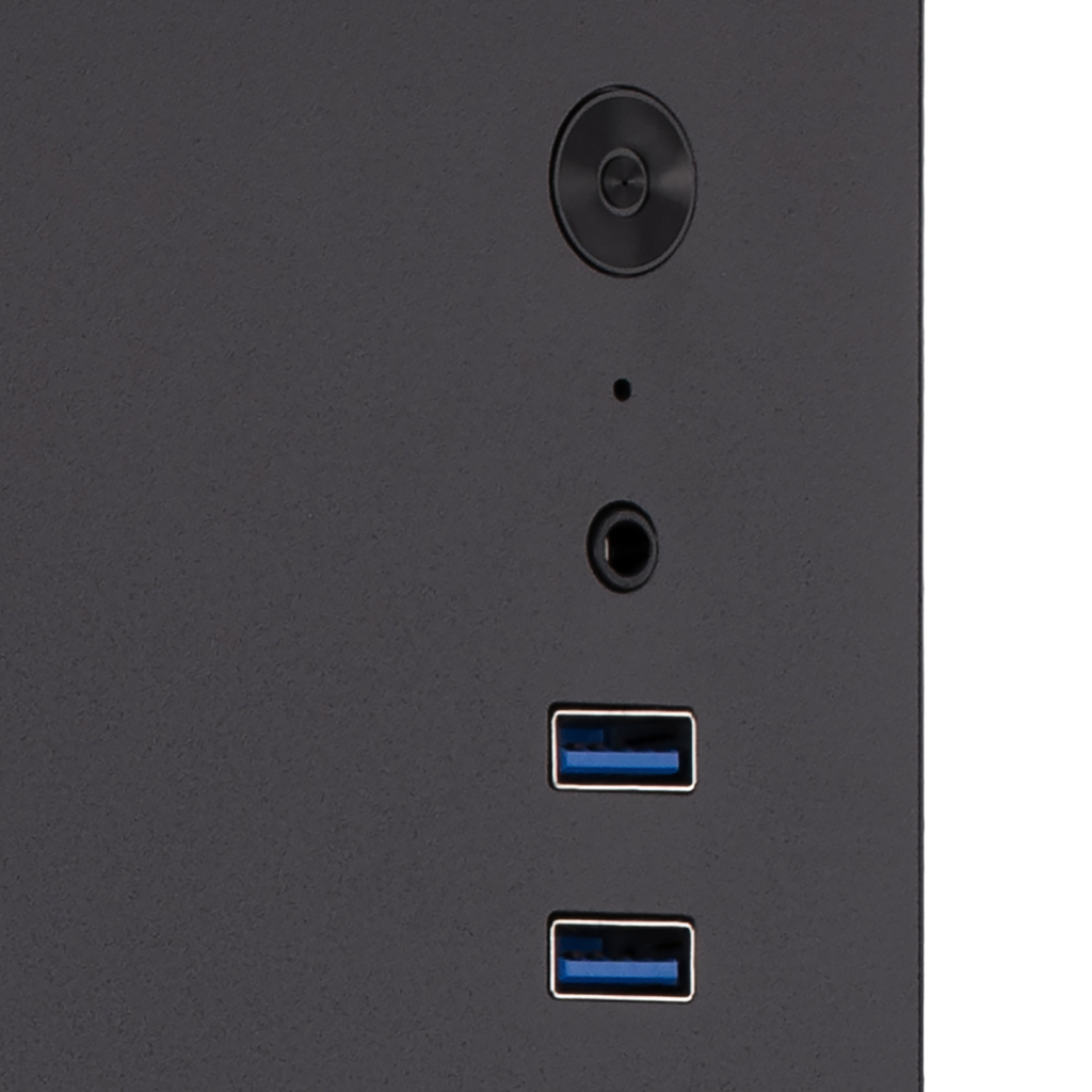 Корпус 2E Credo V200B-400 с БП 2E ATX400, 2xUSB3.0, 1×80мм, VGA 250мм, mATX, чёрный