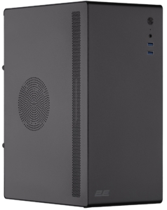Корпус 2E Credo V200B-400 с БП 2E ATX400, 2xUSB3.0, 1×80мм, VGA 250мм, mATX, чёрный