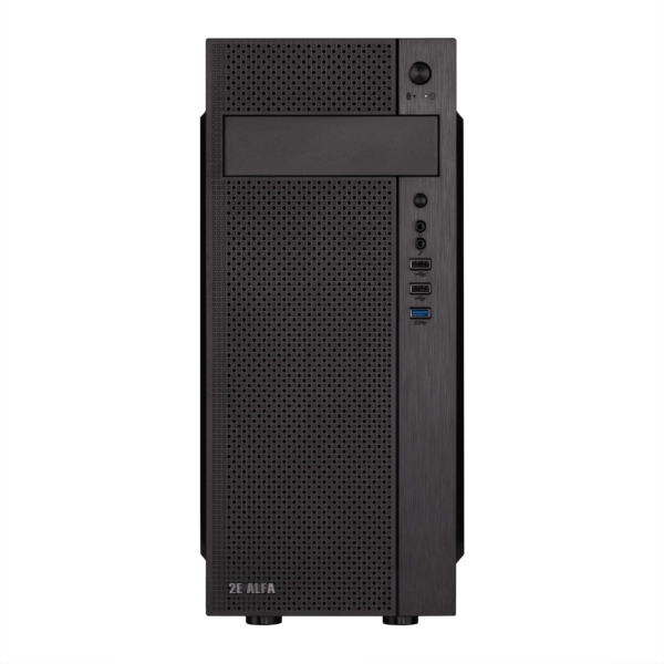 2E PC case Alfa E185-400 with PSU 2E ATX400W, 1xUSB3.0, 2xUSB2.0, VGA 310mm, ATX, black