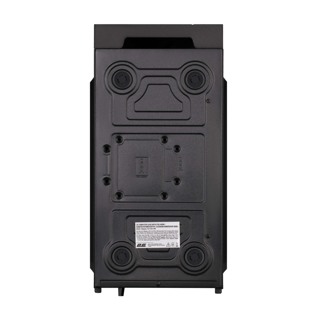 2E PC case Alfa E185-400 with PSU 2E ATX400W, 1xUSB3.0, 2xUSB2.0, VGA 310mm, ATX, black
