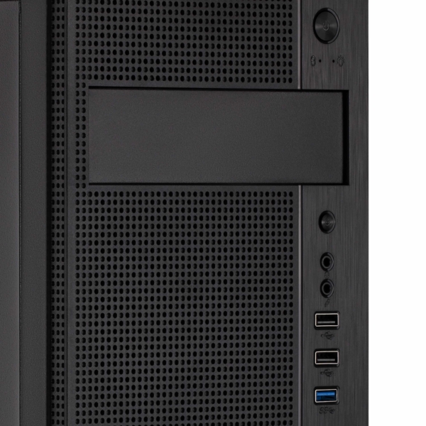 2E PC case Alfa E185-400 with PSU 2E ATX400W, 1xUSB3.0, 2xUSB2.0, VGA 310mm, ATX, black