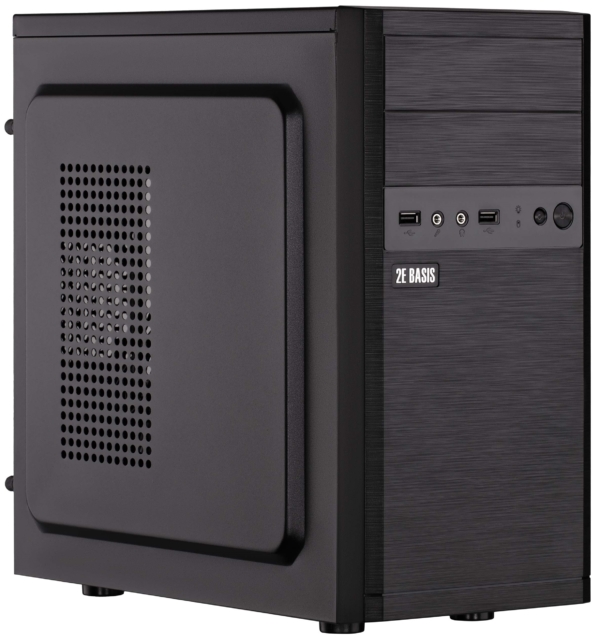 Корпус 2E Basis RD863-400 з БЖ 2E ATX400W, 2xUSB2.0, VGA 320мм, mATX, чорний