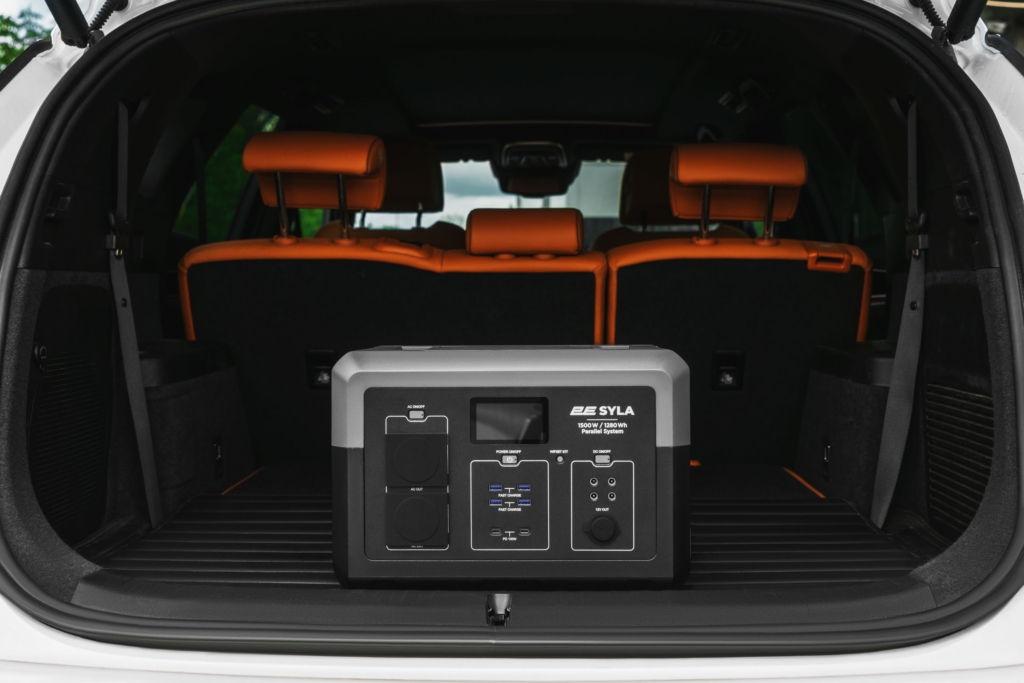 Portable Power Station 2E Syla, 1500 W, 1280 Wh, WiFi/BT, Parallel System, Fast Charging