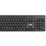 2E Комплект клавиатура и мышь MK420 WL, EN/UK/RU, чёрный