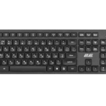 2E Комплект клавиатура и мышь MK420 WL, EN/UK/RU, чёрный