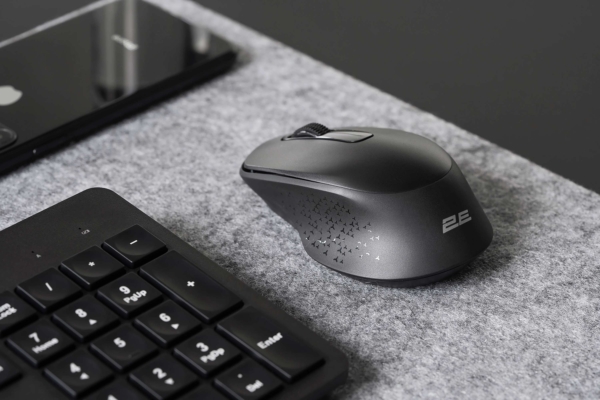 2E Комплект клавиатура и мышь MK420 WL, EN/UK/RU, чёрный