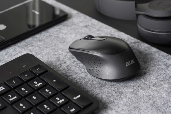 2E Комплект клавиатура и мышь MK420 WL, EN/UK/RU, чёрный