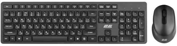 2E Combo keyboard and mouse MK420 WL, EN/UK/RU, black