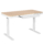 2E Computer table CE218D-MOTORIZED, height adjustment, electric motor 220V, (USB-A/USB-C), 72/120х118x60cm, beige
