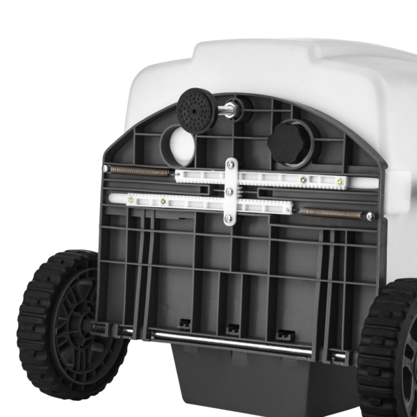 Обприскувач акумуляторний 2E AquaSpray 40LRC 40л 12В 1х12А·год 7бар 6л·хв вольтметр колеса котушка шланг 30м 16кг