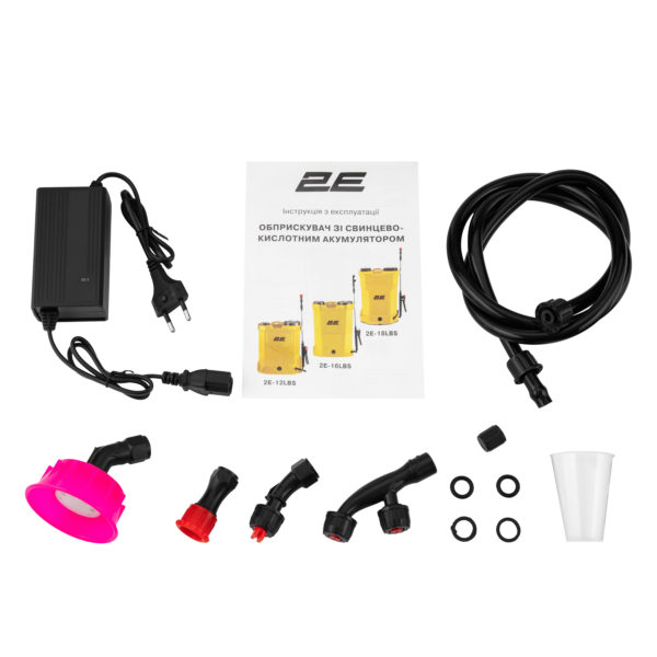 2E Battery sprayer AquaSpray 18LR 18l 12V 1x8Ah 4.5bar 2.9l/min voltmeter 5kg