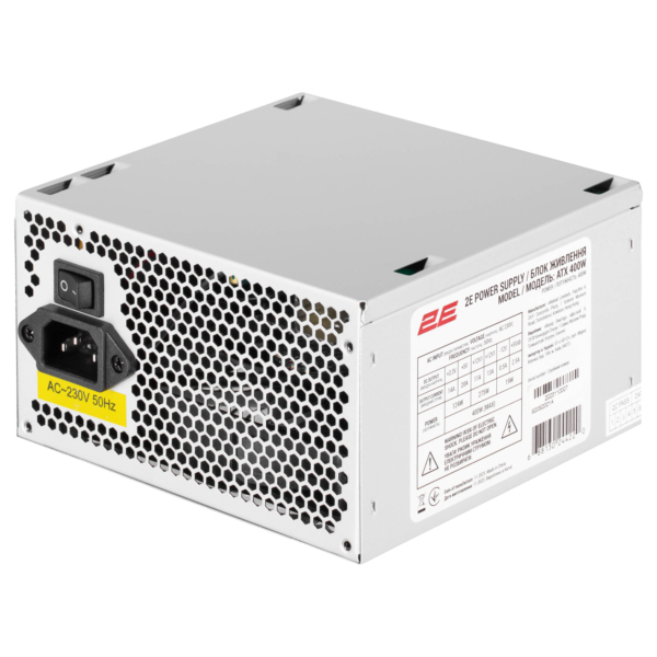 2E PC case TeamX TMX04 with 2E ATX400W, 2xUSB2.0, 1x80mm, VGA 220mm, mATX, black