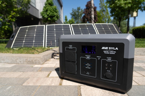 Портативна електростанція 2Е Syla, 1500 Вт, 1280 Вт/год, WiFi/BT, паралельне підключення, швидка зарядка