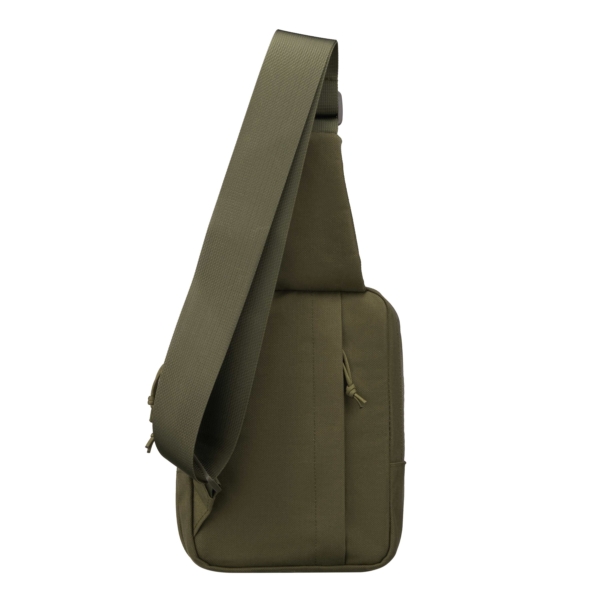2E Tactical sling-bag, holster with quick opening, 6 compart, OD Green