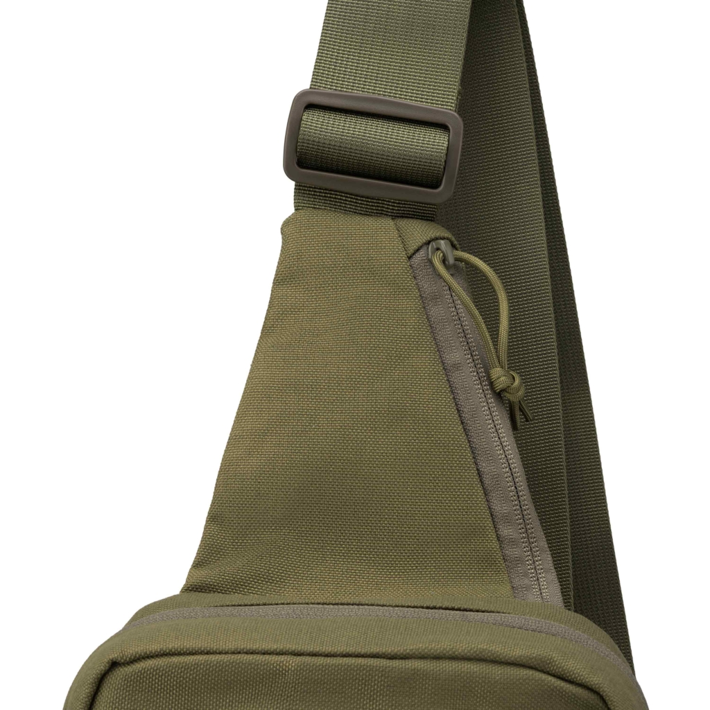 2E Tactical sling-bag, holster with quick opening, 6 compart, OD Green
