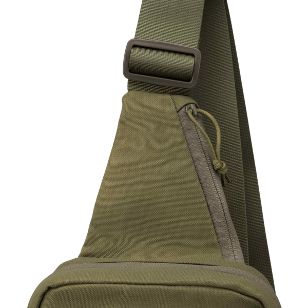 2E Tactical sling-bag, holster with quick opening, 6 compart, OD Green
