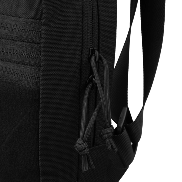 2E Tactical sling-bag, holster with quick opening, 6 compart, Black