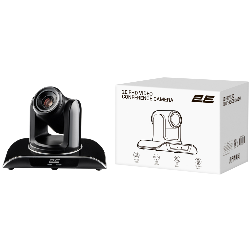 Відео конференц камера 2E FHD ZOOM Grey