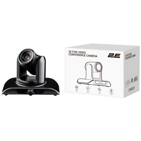 Відео конференц камера 2E FHD ZOOM Grey