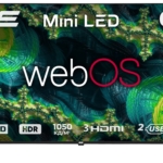 TV Set 65″ 2E MiniLED 4K 60Hz Smart WebOS Black