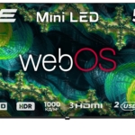 Телевизор 55″ 2E MiniLED 4K 60Hz Smart WebOS Black