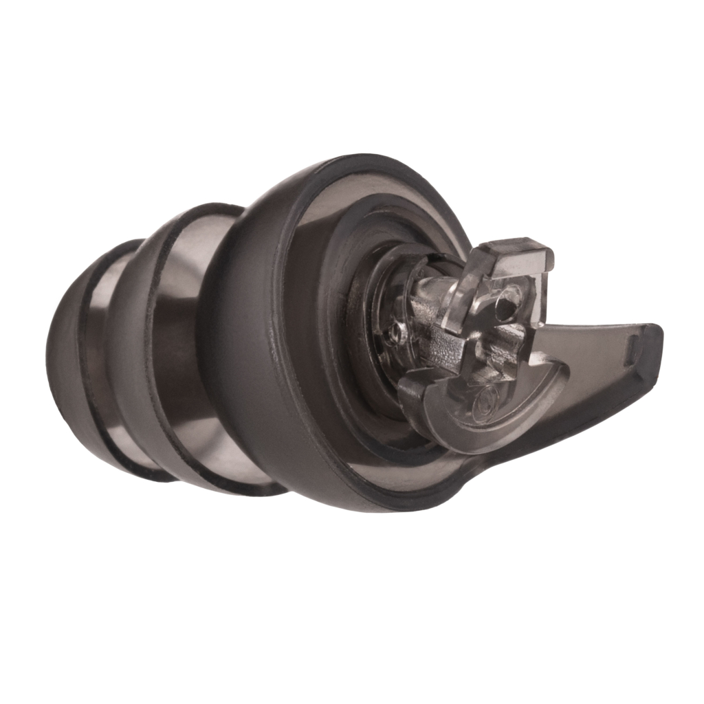 2E Protective earplugs Switch EP1 Black with a switch, size L, NRR 22/14 dB, passive