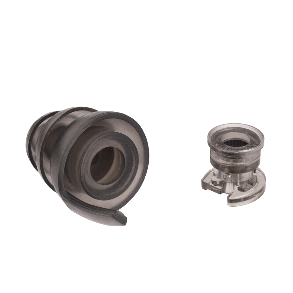 2E Protective earplugs Switch EP1 Black with a switch, size L, NRR 22/14 dB, passive