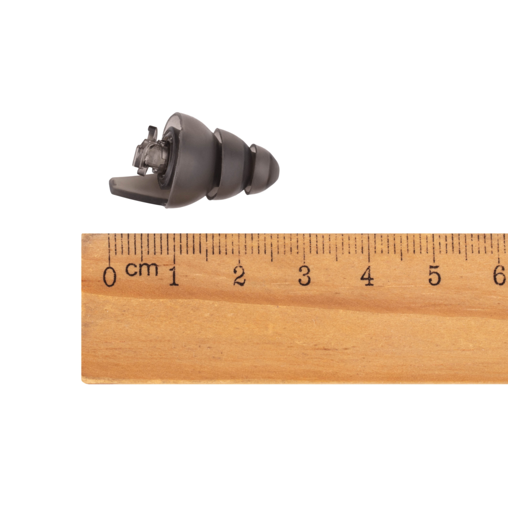 2E Protective earplugs Switch EP1 Black with a switch, size L, NRR 22/14 dB, passive