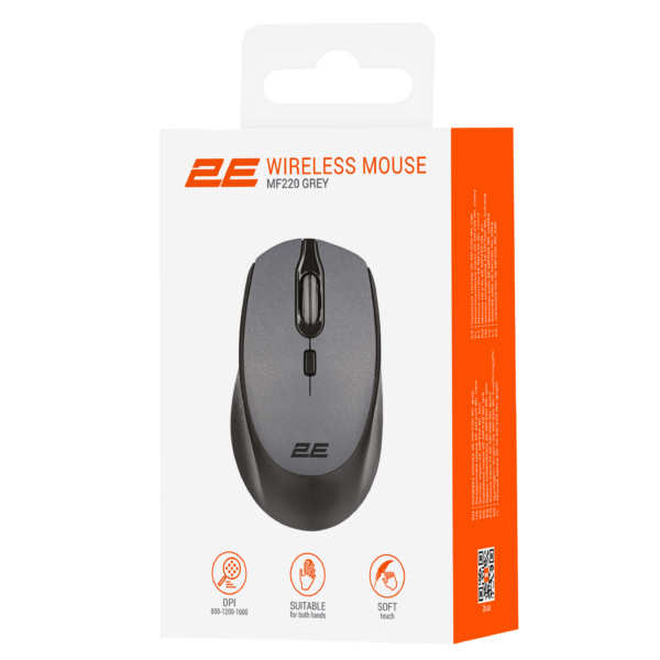 Мышь 2E MF220 WL Grey