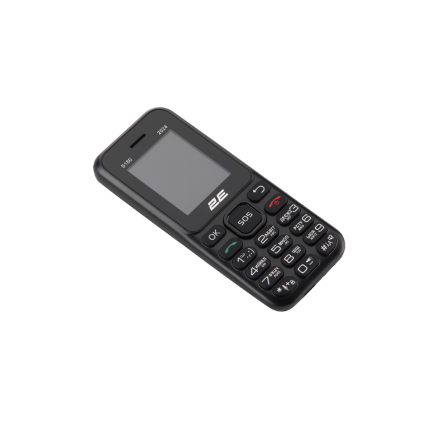 Mobile phone 2E S180 2024 1.77″ 2SIM, 600mAh, Black
