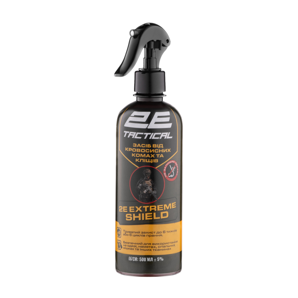2E Extreme Shield Bloodsucking Insect and Tick Repellent for Clothing and Equipment, 500 ml