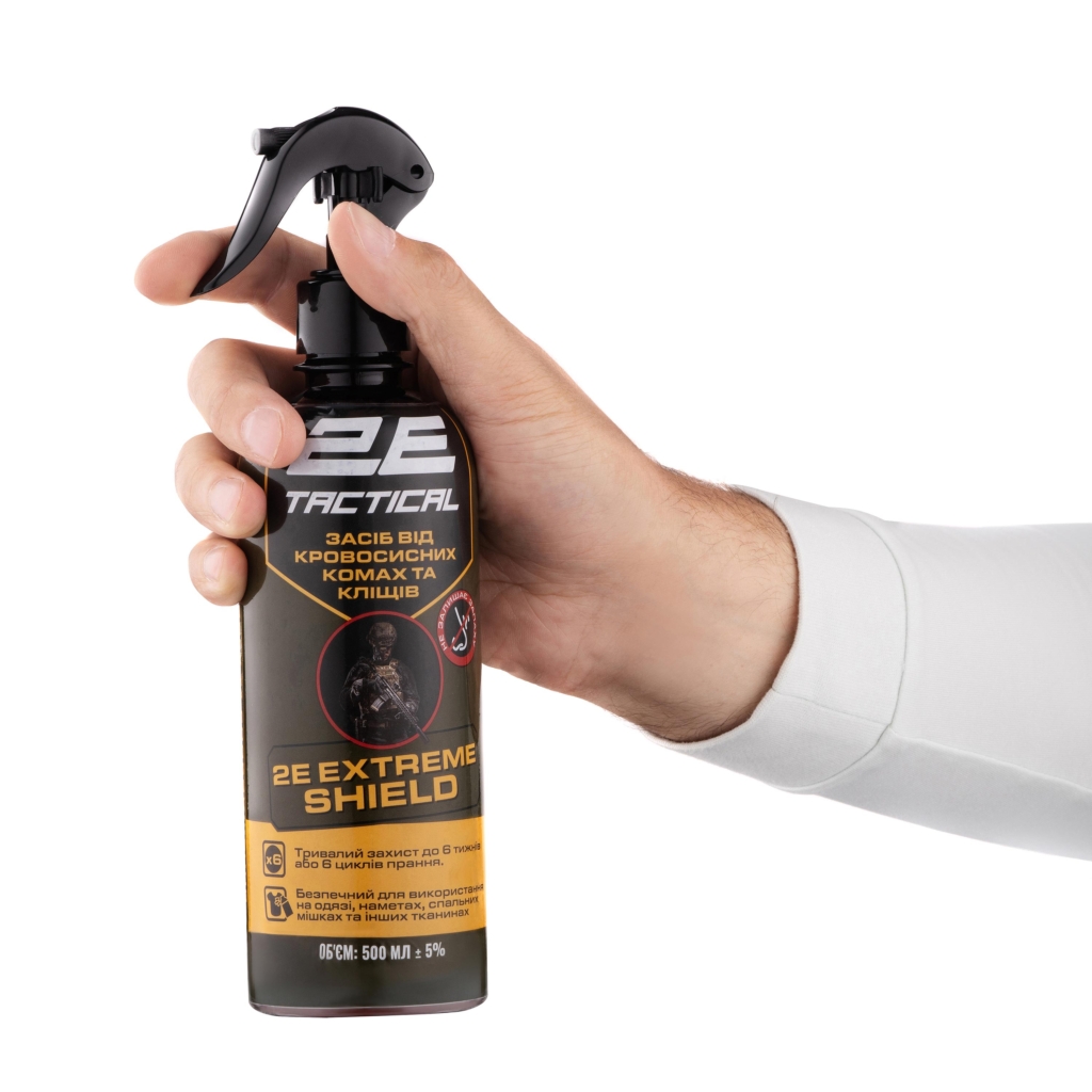 2E Extreme Shield Bloodsucking Insect and Tick Repellent for Clothing and Equipment, 500 ml