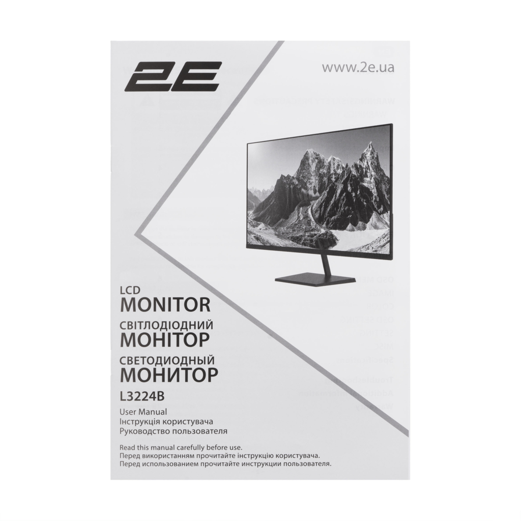 Monitor 2E 31.5″ L3224B 2xHDMI, DP, VA, 3840×2160, MM