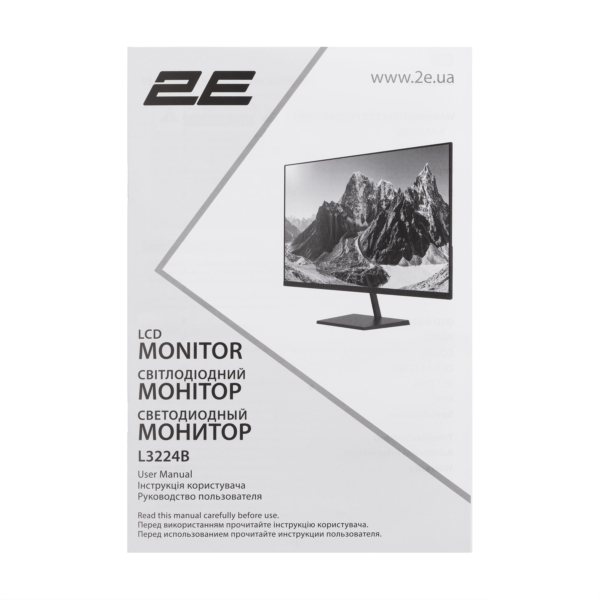 Monitor 2E 31.5″ L3224B 2xHDMI, DP, VA, 3840×2160, MM
