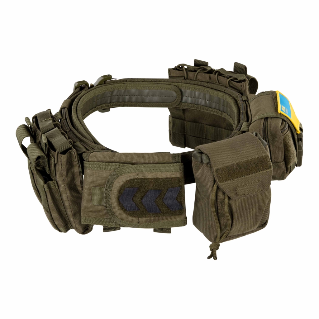 2E Tactical Belt 5 Pouch, OD Green