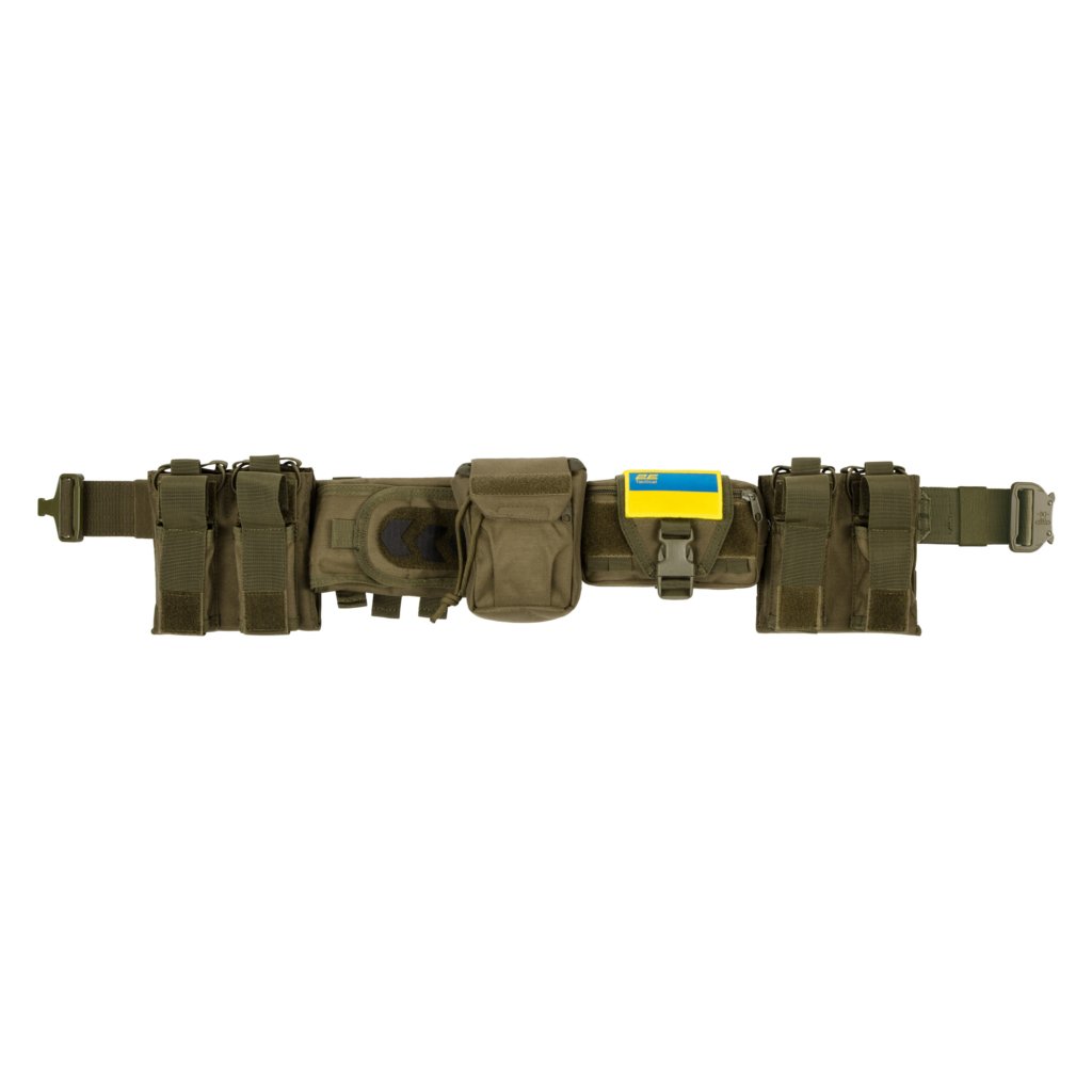 2E Tactical Belt 5 Pouch, OD Green