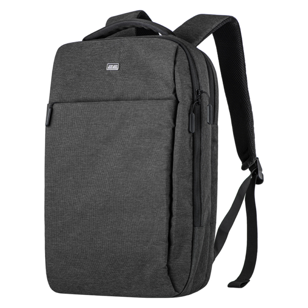 Рюкзак 2E, Melange 16″, чорний