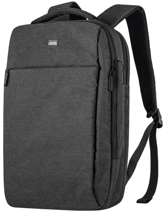 Рюкзак 2E, Melange 16″, чорний