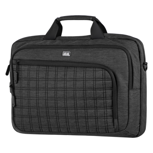 2E Laptop Bag 16″, CrossSquares, Black