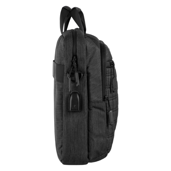 2E Laptop Bag 16″, CrossSquares, Black