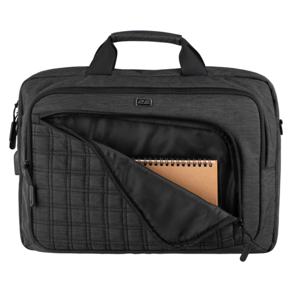 2E Laptop Bag 16″, CrossSquares, Black