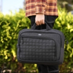2E Laptop Bag 16″, CrossSquares, Black